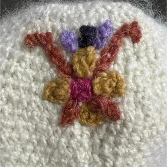 PERUVIAN HANDMADE DIA DE LA MUERTE EARFLAP BEANIE HAT main image 5